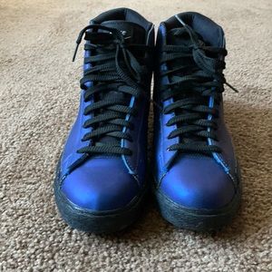 Nike Blue and Black Sneakers